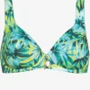 Lidea Floral Flashback Moulded Underwired Bikini Top - Aquatic Green Best