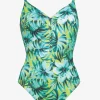 Lidea Floral Flashback Underwired Swimsuit - Aquatic Green New