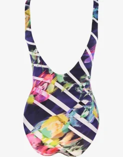 Charmline Flower Glow Adjustable Swimsuit - Maritim Neon Clearance