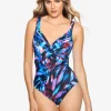 Miraclesuit Fuego Flora Revele Swimsuit - Black Floral Discount