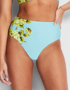 Seafolly Full Bloom High Waisted Bikini Pant - Sky Sale