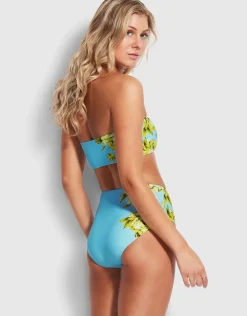 Seafolly Full Bloom High Waisted Bikini Pant - Sky Sale