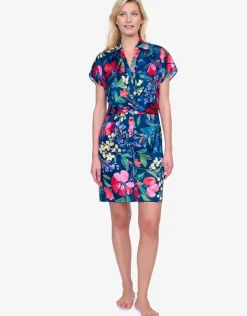 Gottex Garden Dream Beach Dress - Multi Navy Sale
