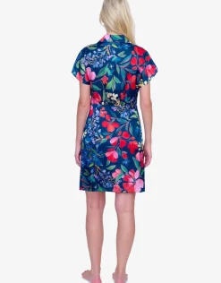 Gottex Garden Dream Beach Dress - Multi Navy Sale