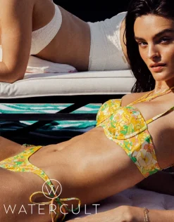 Watercult Generation Sun Tie Side Bikini Pant - Sunshine Hot