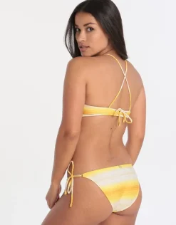 ViX Paula Hermanny Golden Long Tie Pant - Yellow Fashion