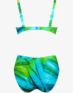 Charmline Green Waters Underwired Bikini Set - Aqua Flow New