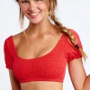 Banana Moon Habana Lilio Bikini Top - Red New