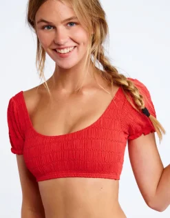 Banana Moon Habana Lilio Bikini Top - Red New