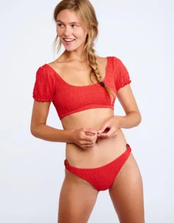 Banana Moon Habana Lilio Bikini Top - Red New