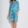 Tessy Haiti Beach Tunic - Turquoise New