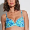 Tessy Haiti Moulded Underwired Bikini Top - Turquoise Clearance