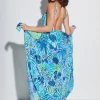 Tessy Haiti Sarong - Turquoise Sale