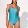 Maryan Mehlhorn Harmonia Tank Swimsuit - Sky Clearance