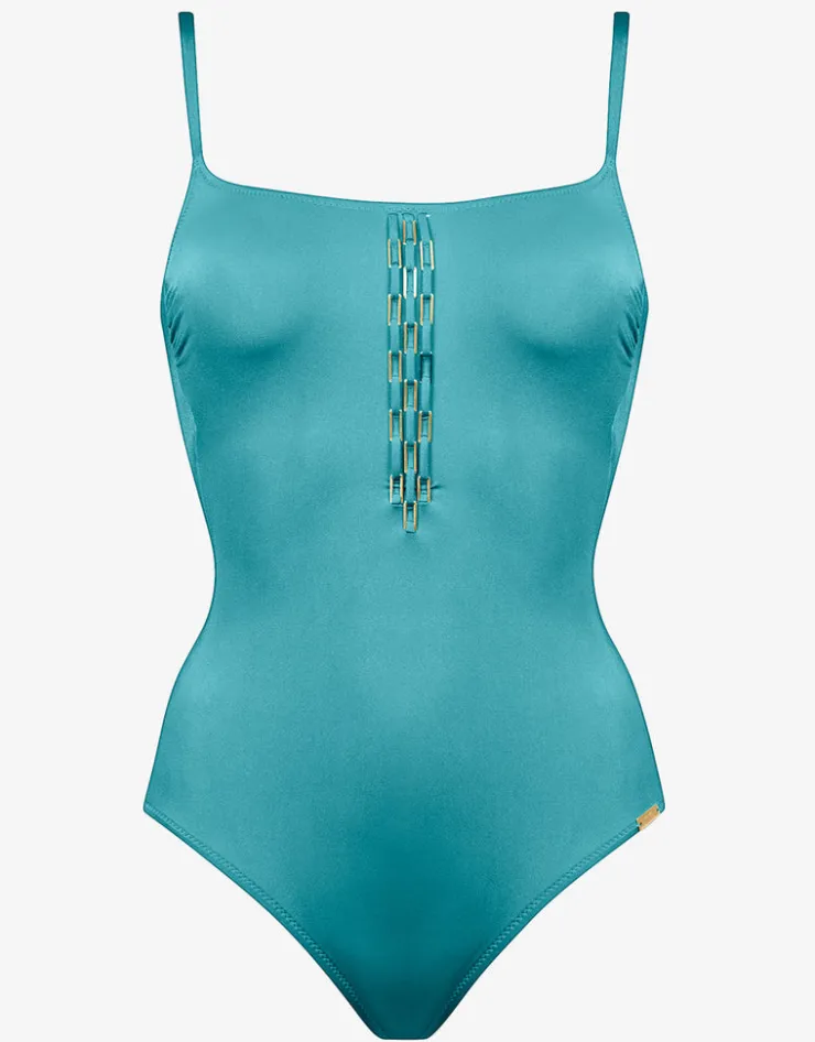 Maryan Mehlhorn Harmonia Tank Swimsuit - Sky Clearance
