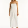 Sea Level Heatwave Bandeau Dress - White Discount