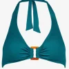 Watercult Hero Essentials Halter Bikini Top C Cup -Hydro Green Discount