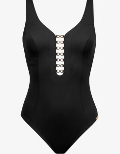 Maryan Mehlhorn Heroines Underwired Swimsuit - Black Clearance