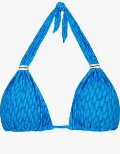 ViX Paula Hermanny Hidra Bia Tube Bikini Top - Blue New
