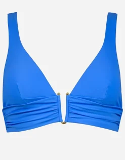 Maryan Mehlhorn Honesty Banded Bikini Top - Horizon Blue Outlet
