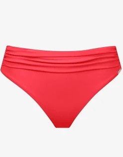 Maryan Mehlhorn Honesty Gathered Band Bikini Pant - Flame Online