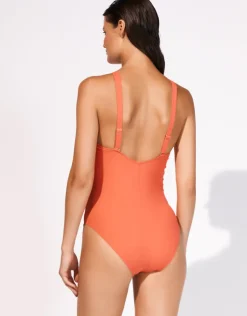 Maryan Mehlhorn Honesty Underwired Swimsuit - Flame Best