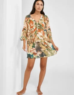 Maryan Mehlhorn Hypnotic Tunic - Sepia Leaves Best