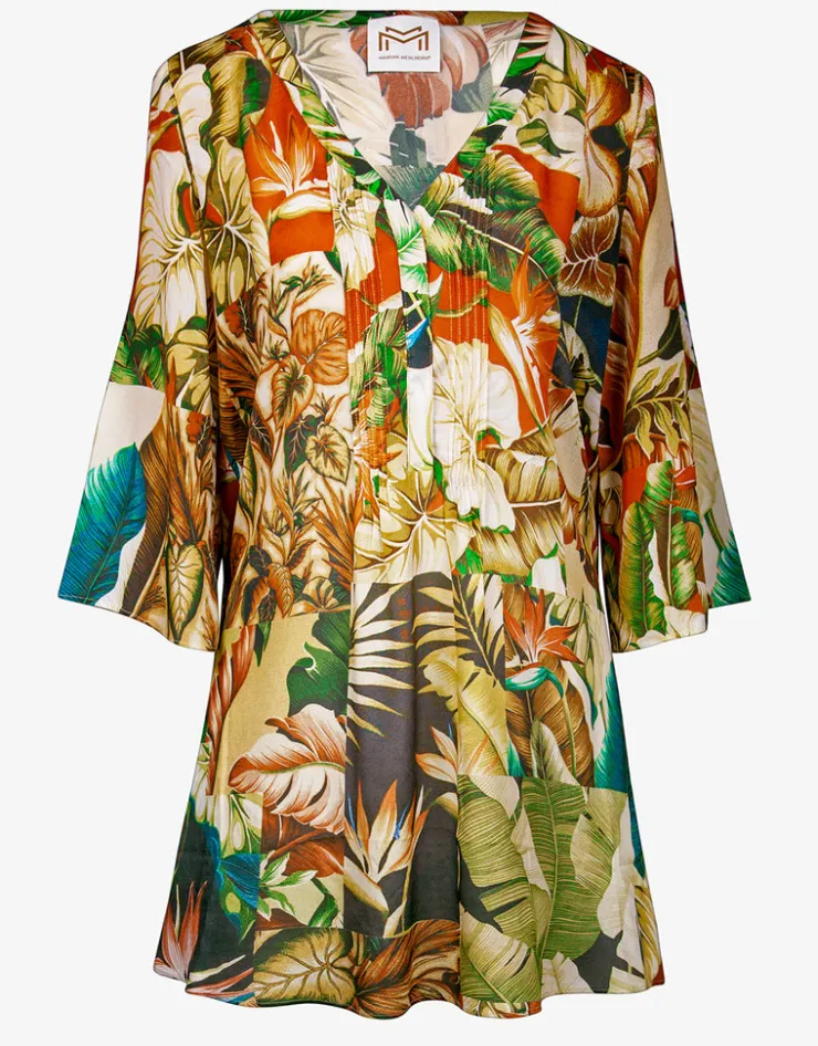 Maryan Mehlhorn Hypnotic Tunic - Sepia Leaves Best