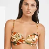 Maryan Mehlhorn Hypnotic Underwired Bikini Top - Sepia Leaves Hot