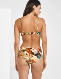 Maryan Mehlhorn Hypnotic Underwired Bikini Top - Sepia Leaves Hot