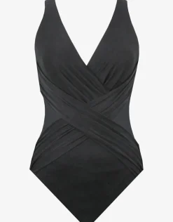 Miraclesuit Illusionist Crossover Swimsuit - Black Sale