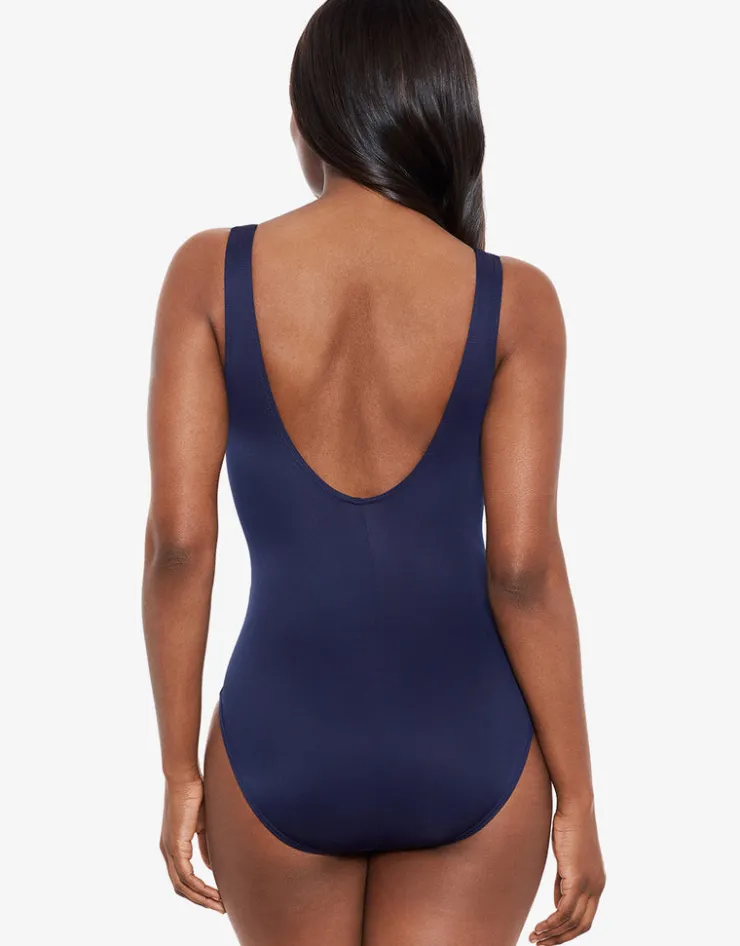 Miraclesuit Illusionist Crossover Swimsuit - Midnight Outlet