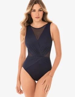 Miraclesuit Illusionist Palma Swimsuit - Black Outlet