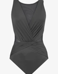 Miraclesuit Illusionist Palma Swimsuit - Black Outlet
