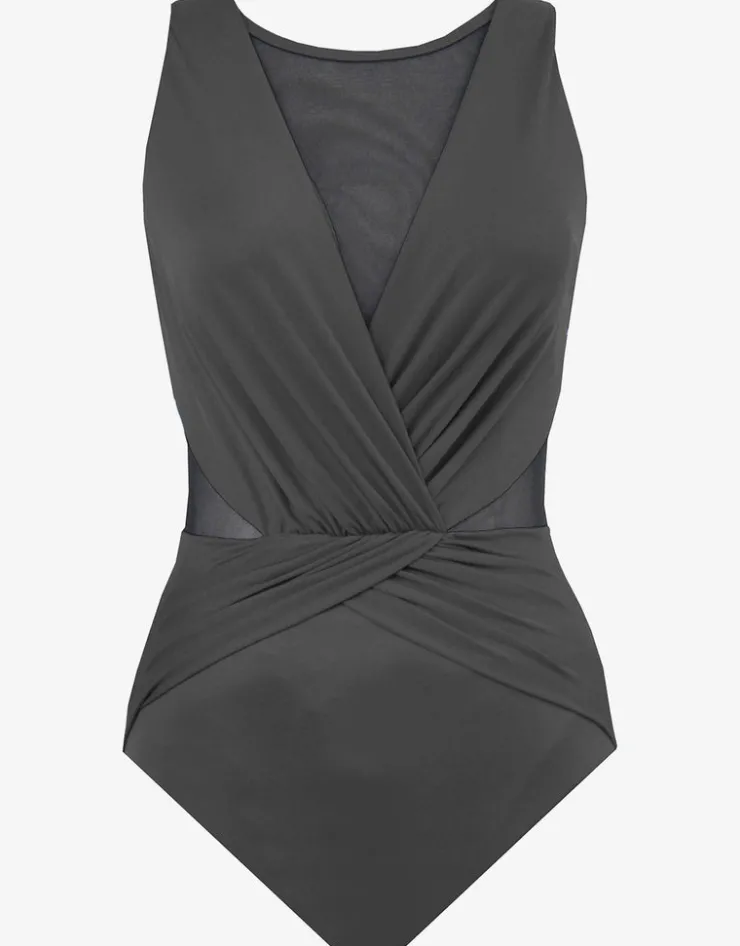Miraclesuit Illusionist Palma Swimsuit - Black Outlet