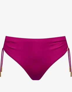 Maryan Mehlhorn Impact Adjustable Bikini Pant - Berry Glaze New