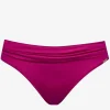 Maryan Mehlhorn Impact Ruched Bikini Pant - Berry Glaze Hot