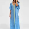Pitusa Inca Abaya Dress - Blue New