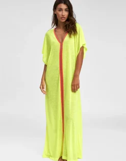 Pitusa Inca Abaya Dress - Lemon Best