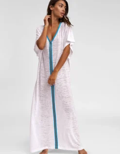 Pitusa Inca Abaya Dress - White Hot