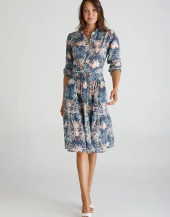Aqua Blu Indianic Alyssa Sun Dress - Floral Online