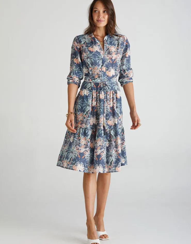 Aqua Blu Indianic Alyssa Sun Dress - Floral Online