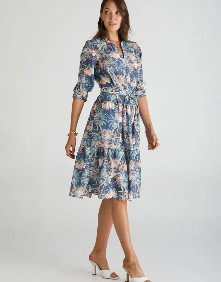Aqua Blu Indianic Alyssa Sun Dress - Floral Online
