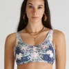 Aqua Blu Indianic Ashley D/DD Cup Bikini Top - Floral Outlet