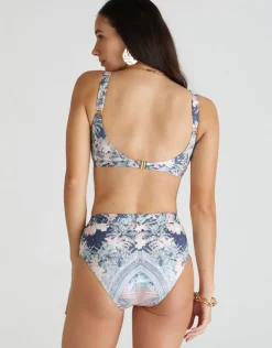 Aqua Blu Indianic Ashley D/DD Cup Bikini Top - Floral Outlet