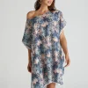 Aqua Blu Indianic Kaftan - Floral Best