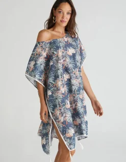 Aqua Blu Indianic Kaftan - Floral Best