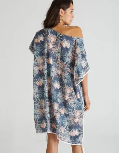 Aqua Blu Indianic Kaftan - Floral Best