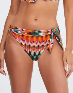 Nuria Ferrer Ipanema Fold Bikini Pant - Pink Multi Outlet