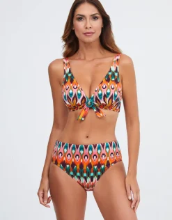 Nuria Ferrer Ipanema Maxi Control Bikini Pant - Pink Multi Best